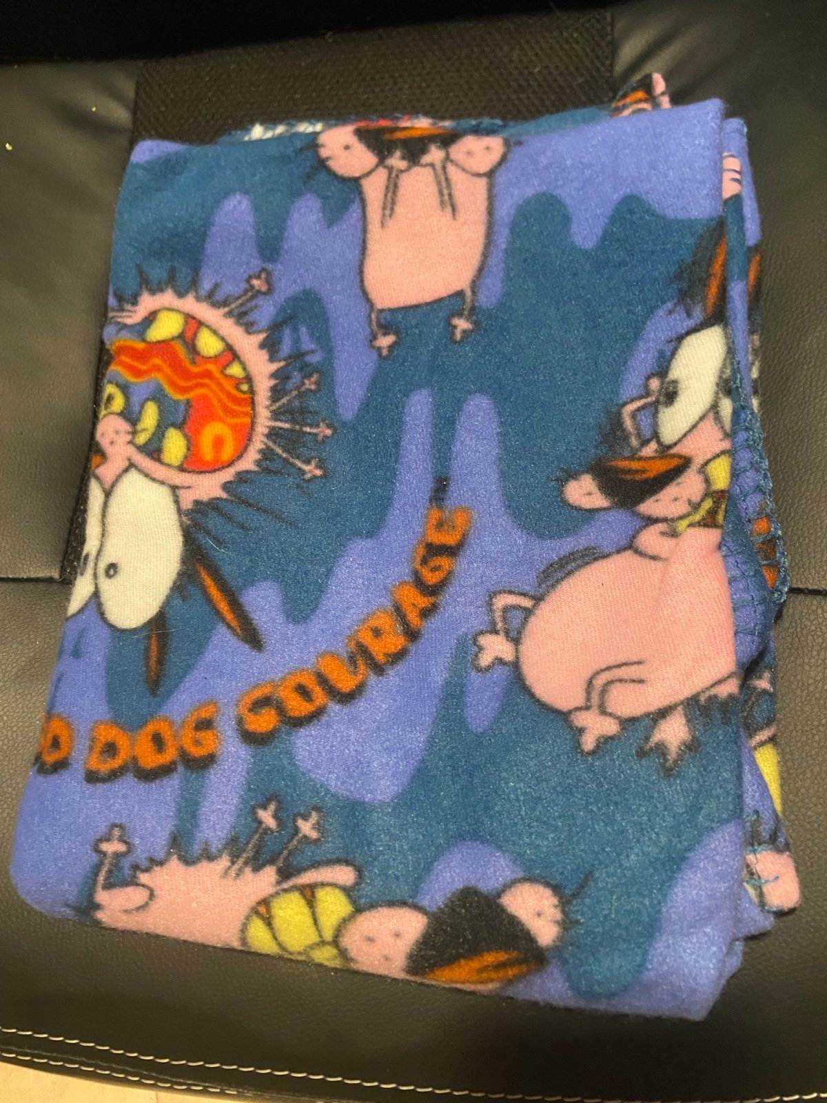 Courage the Cowardly Dog blanket