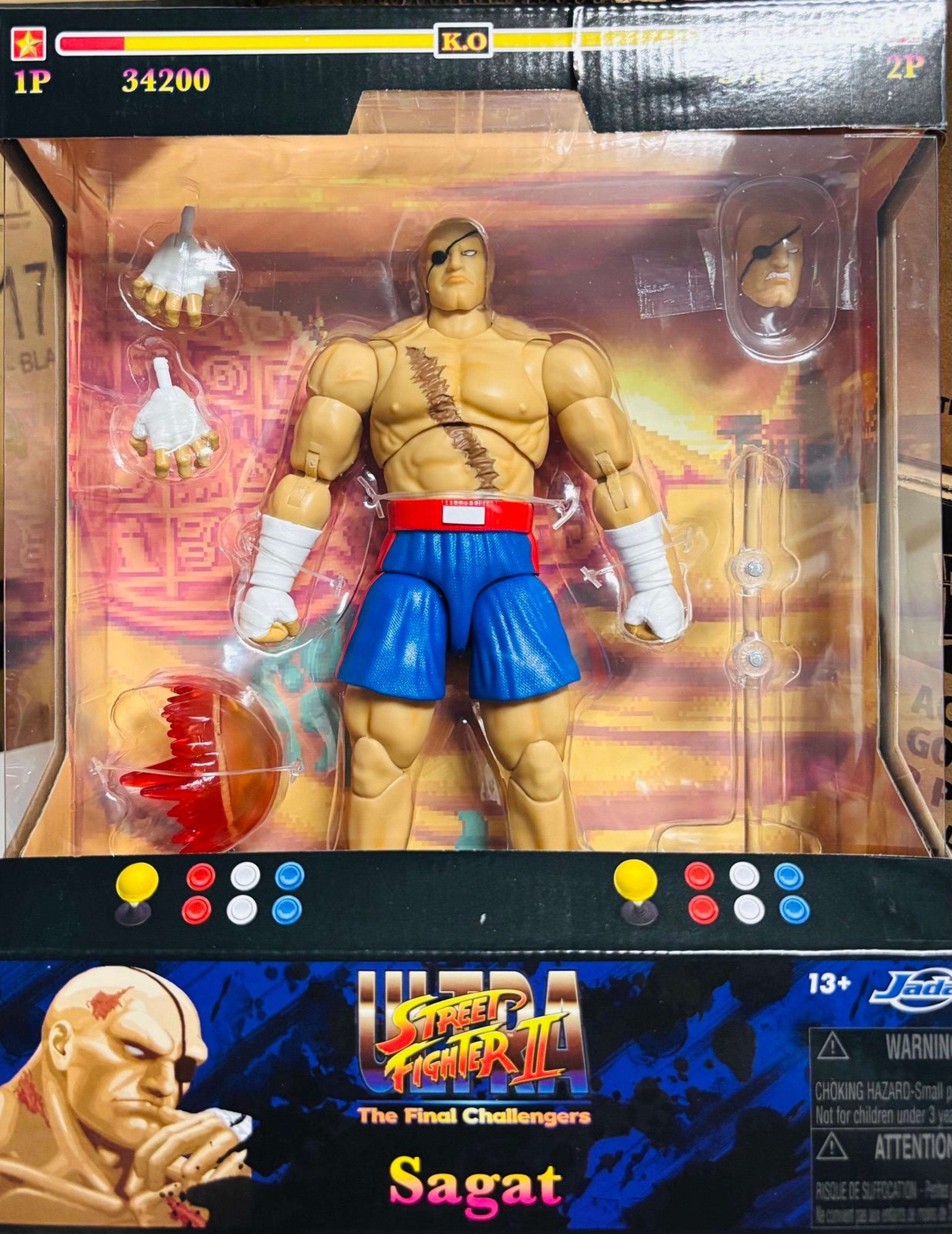Ultra Street Fighter II Sagat 6-Inch Scale Deluxe Action Figure