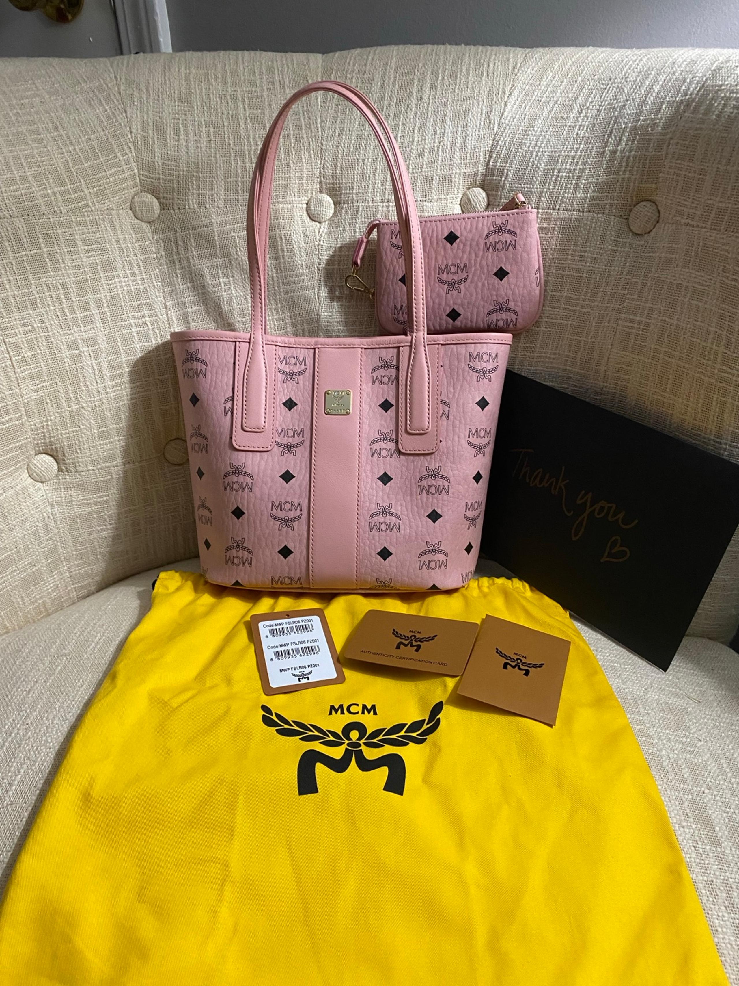 MCM MINI LIZ SHOPPER IN VISETOS - now free shipping!