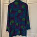100% Silk Sunny Leigh Vintage Floral print blazer - Size S
