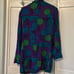 100% Silk Sunny Leigh Vintage Floral print blazer - Size S
