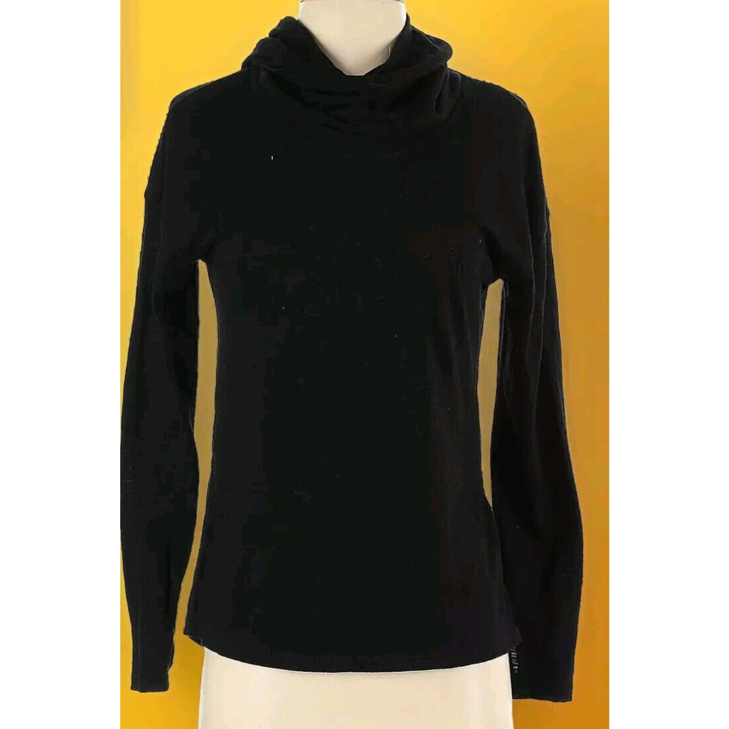 GAIAM Women Black Bliss Balance Pullover Hoodie Small NWT A111 Excellent New