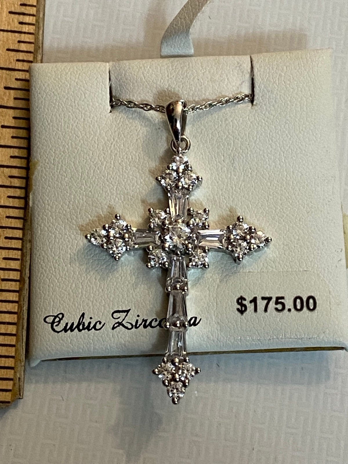 925 Sterling Silver CZ Pendant