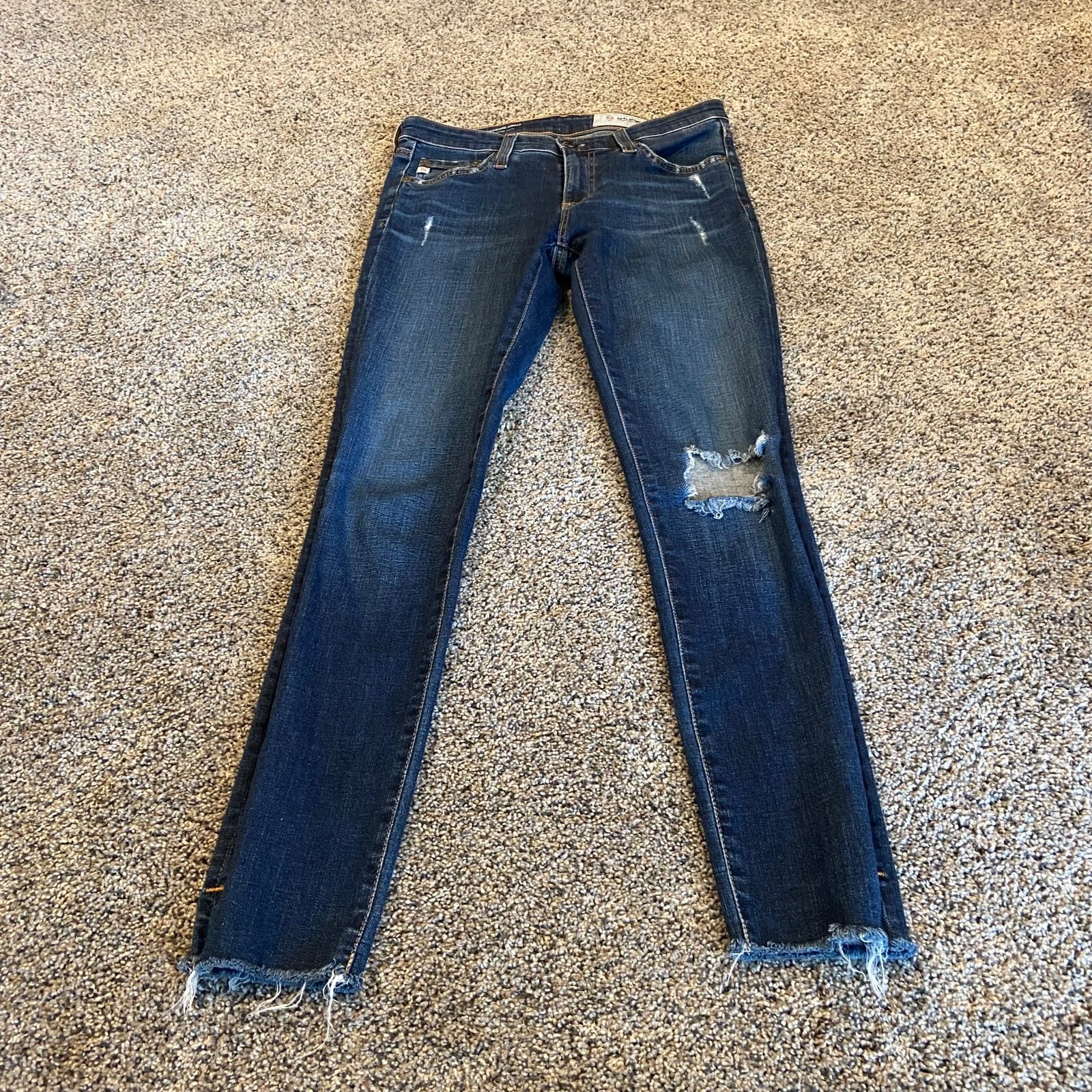 Skinny The legging ankle blue agolde supper skinny womens 27 R