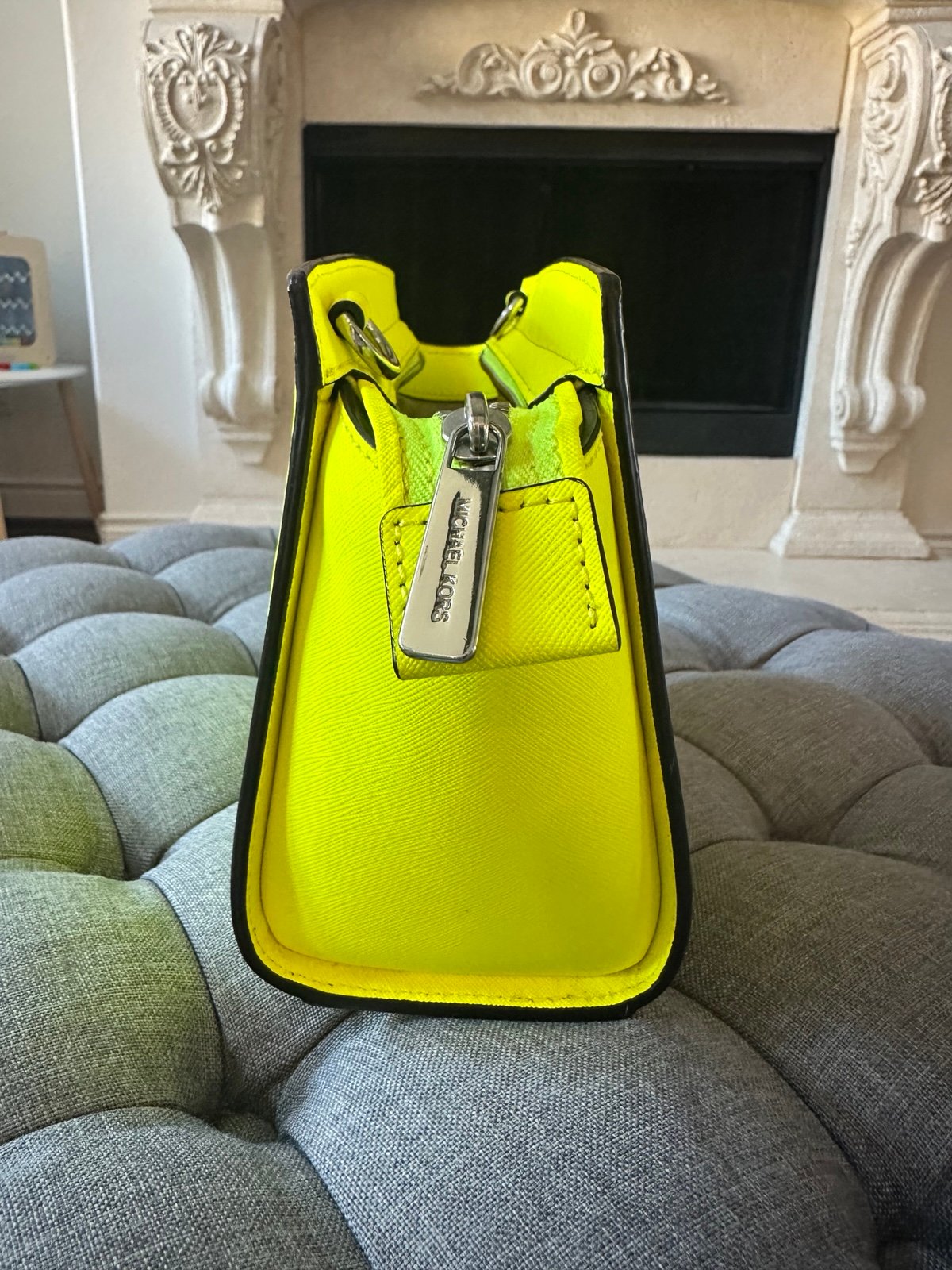 michael kors yellow crossbody