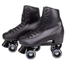 C SEVEN C7skates Quad Roller Skates | Retro Design Black Women's 10 / Men's 9
