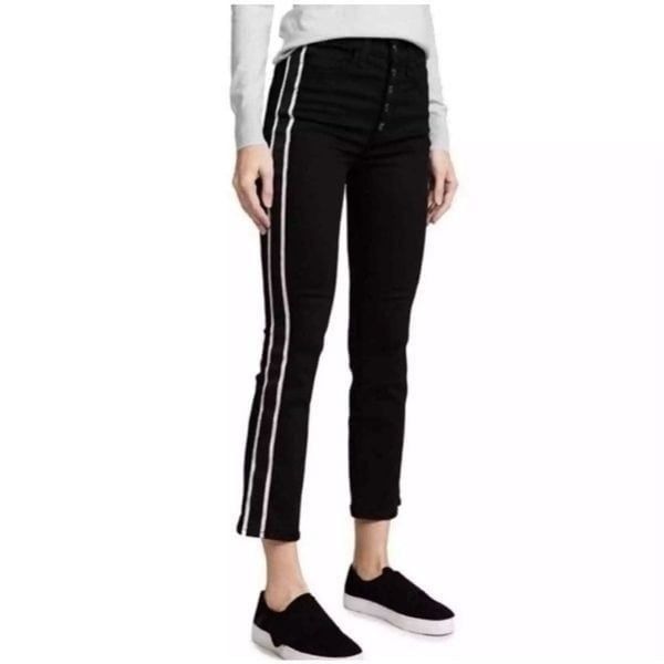Veronica Beard Carolyn 10” Baby Bootcut Jeans in Raven (Black) Size 27