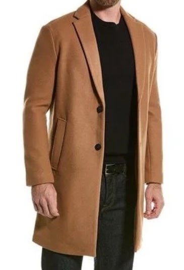 Men’s CAMEL LONG BLAZER With Polyester Spandex mix NEW