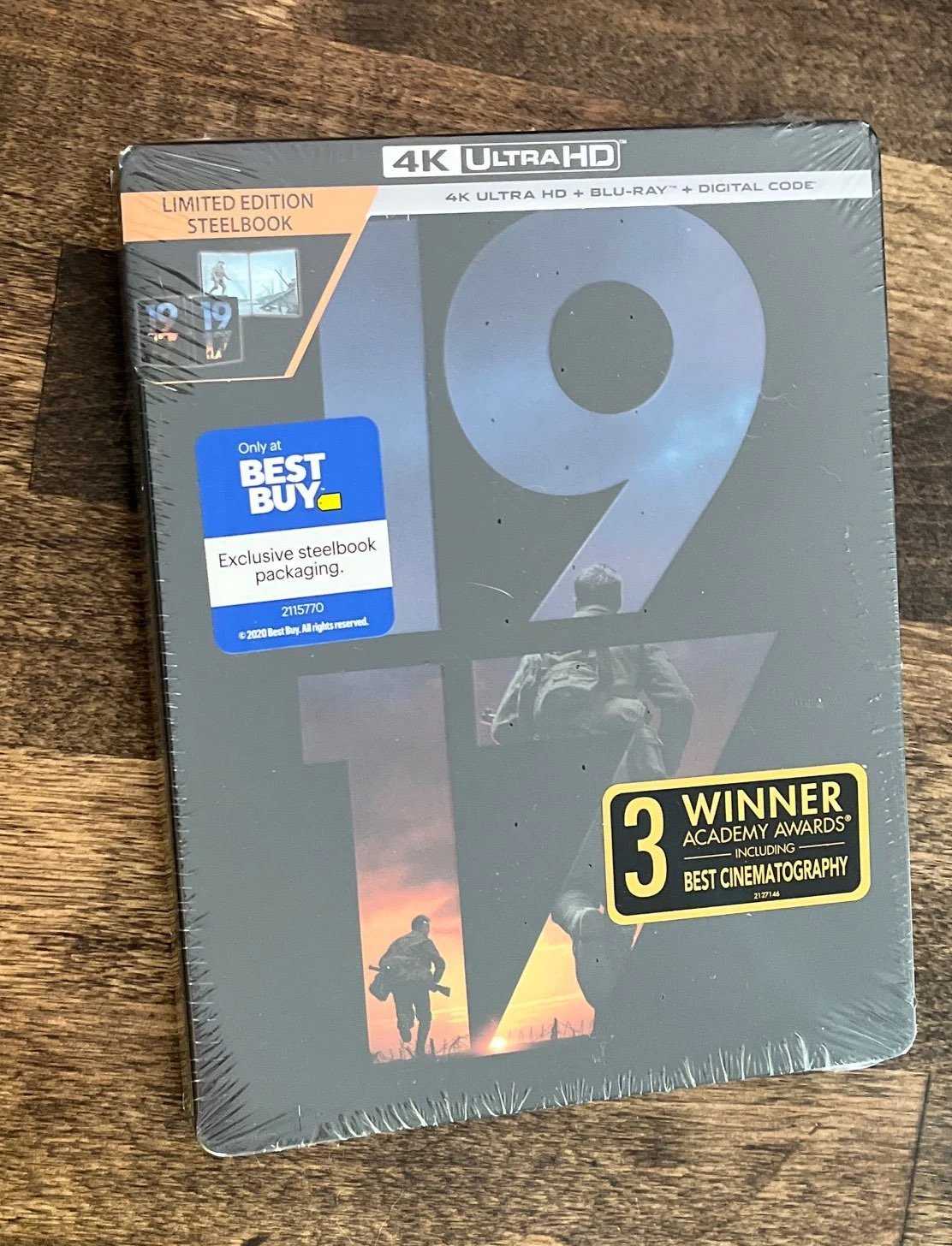 1917 Steelbook (4K + Blu-ray + Digital) {OOP}