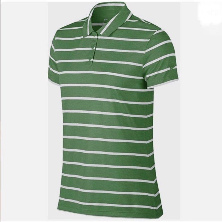 Nike Women's Striped Dri-FIT Golf Polo