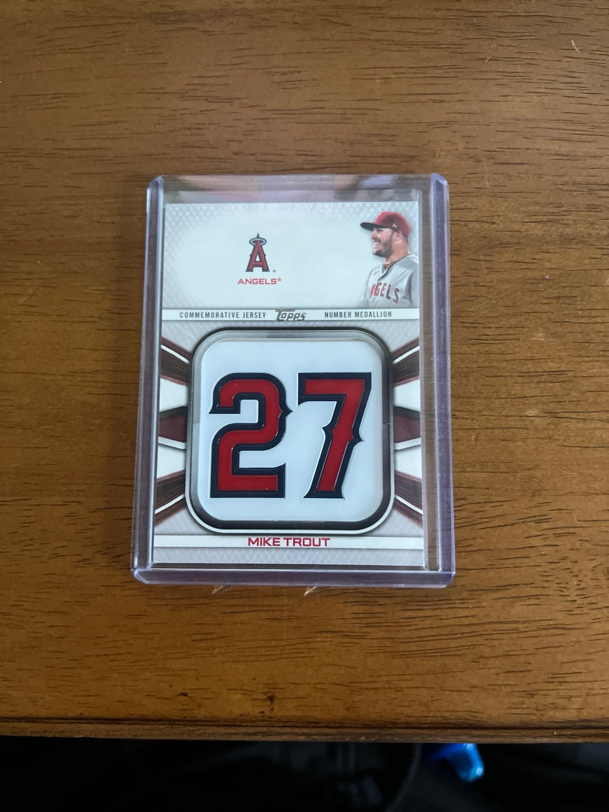 Mike Trout Patch Card