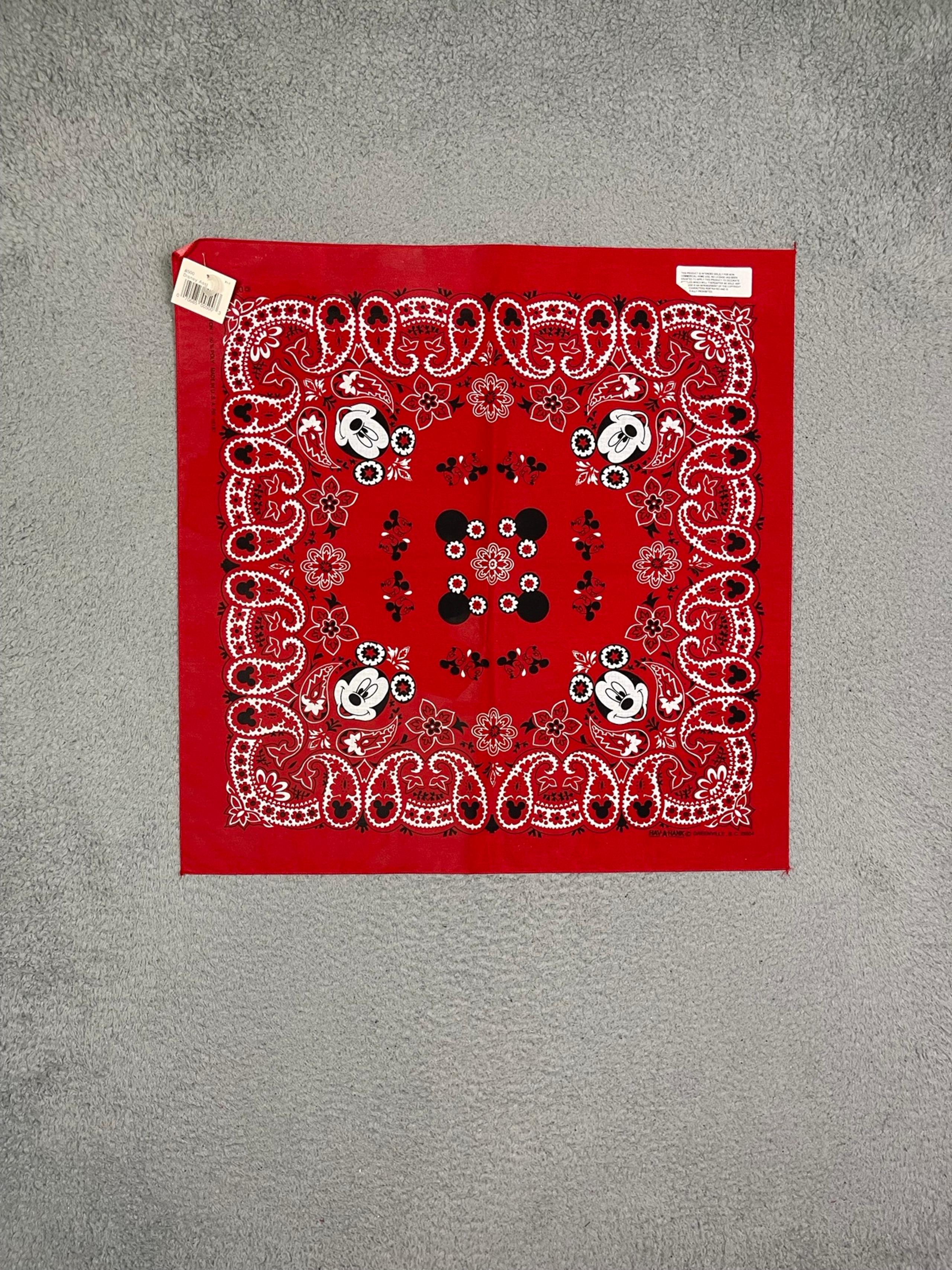 Vintage 80s Disney paisley bandanna