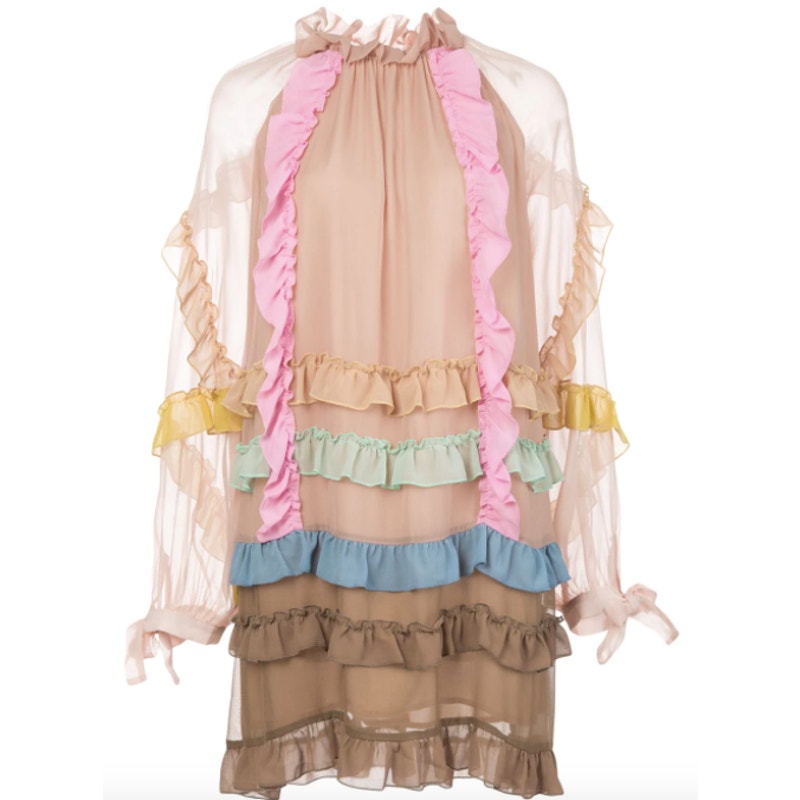 Cynthia Rowley Avery Mini Ruffle Dress
