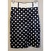 NWOT RockSteady Navy White Dot Slit Back Belted Pencil Skirt Pinup Rockabilly 3X