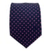 S.T. DUPONT Blue Geometric Silk Tie 59 -3.25 EX COND