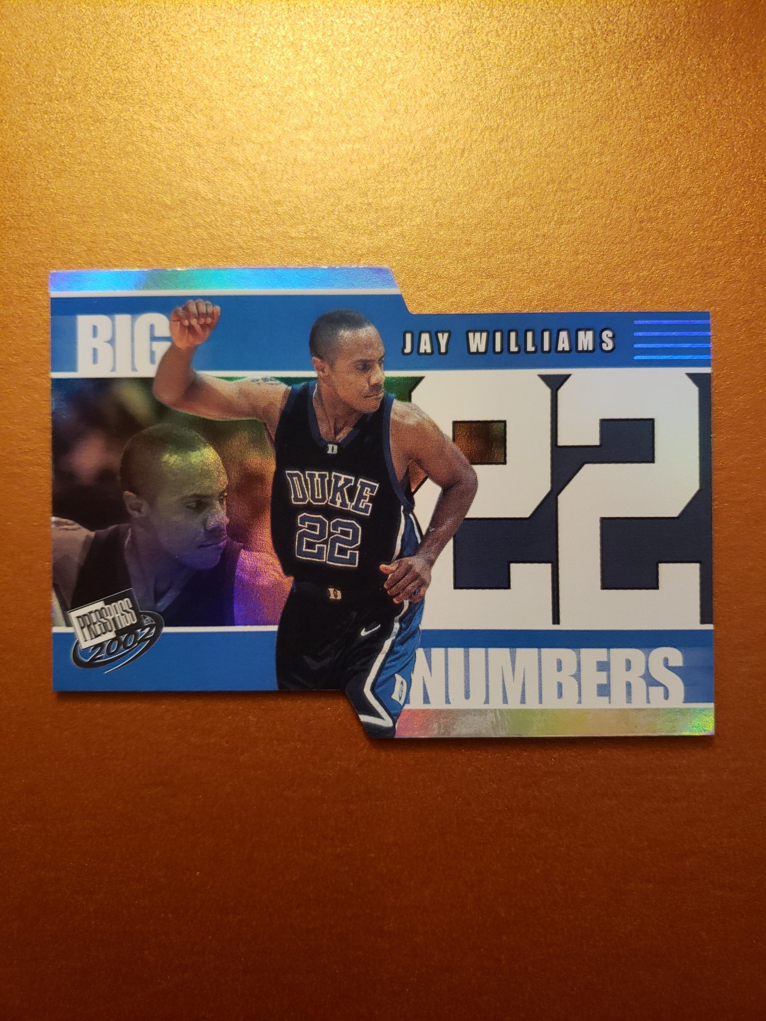 2002 PRESS PASS JAY WILLIAMS RC !