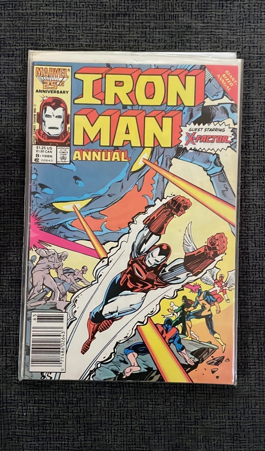 Iron man Annual 25th annual 1986 Lot of 3