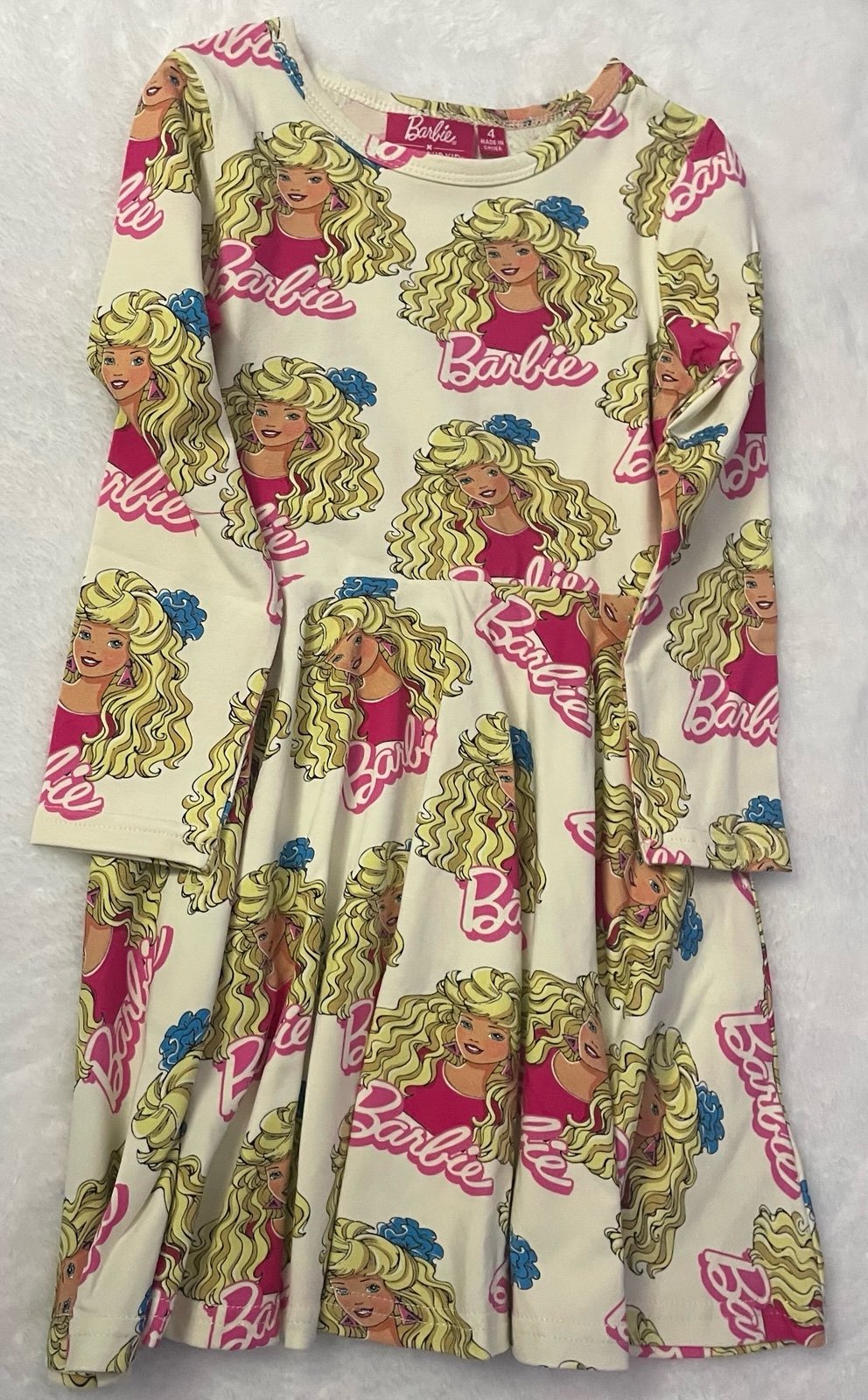 Rock Your Kid Barbie Time Waisted Dress 4T