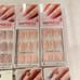 8 x Kiss Assort Impress Press On Nails Pink Jeweled Almond, Purple, Marble NIB