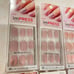 8 x Kiss Assort Impress Press On Nails Pink Jeweled Almond, Purple, Marble NIB