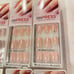 8 x Kiss Assort Impress Press On Nails Pink Jeweled Almond, Purple, Marble NIB