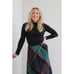 1980's Haberdashery Plaid Day Skirt // Women's Size XXS to XS 23 to 26 Waist