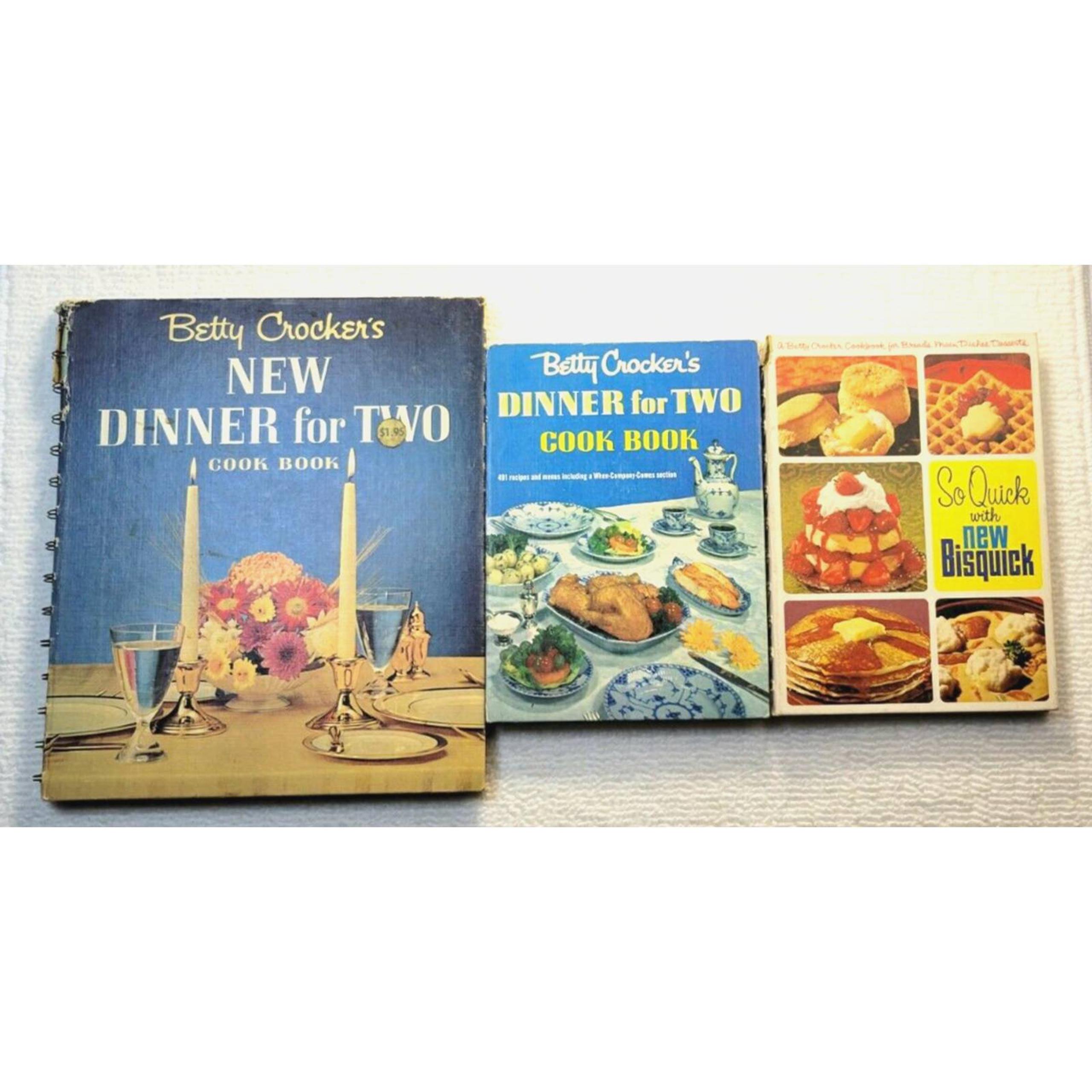 Vintage - Lot of Three Classic Cook Books. - Betty Crocker