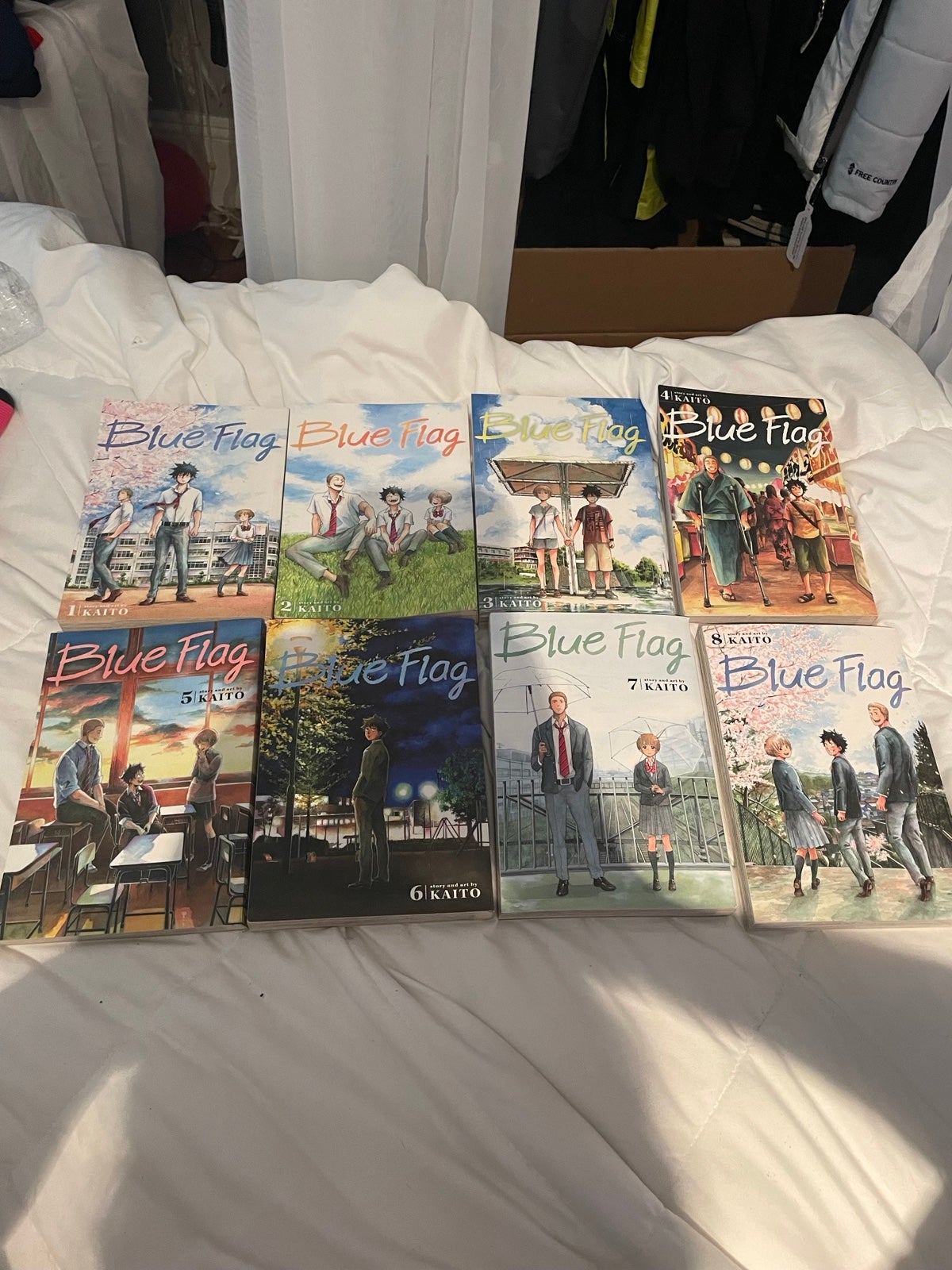 blue flag manga vol 1-8