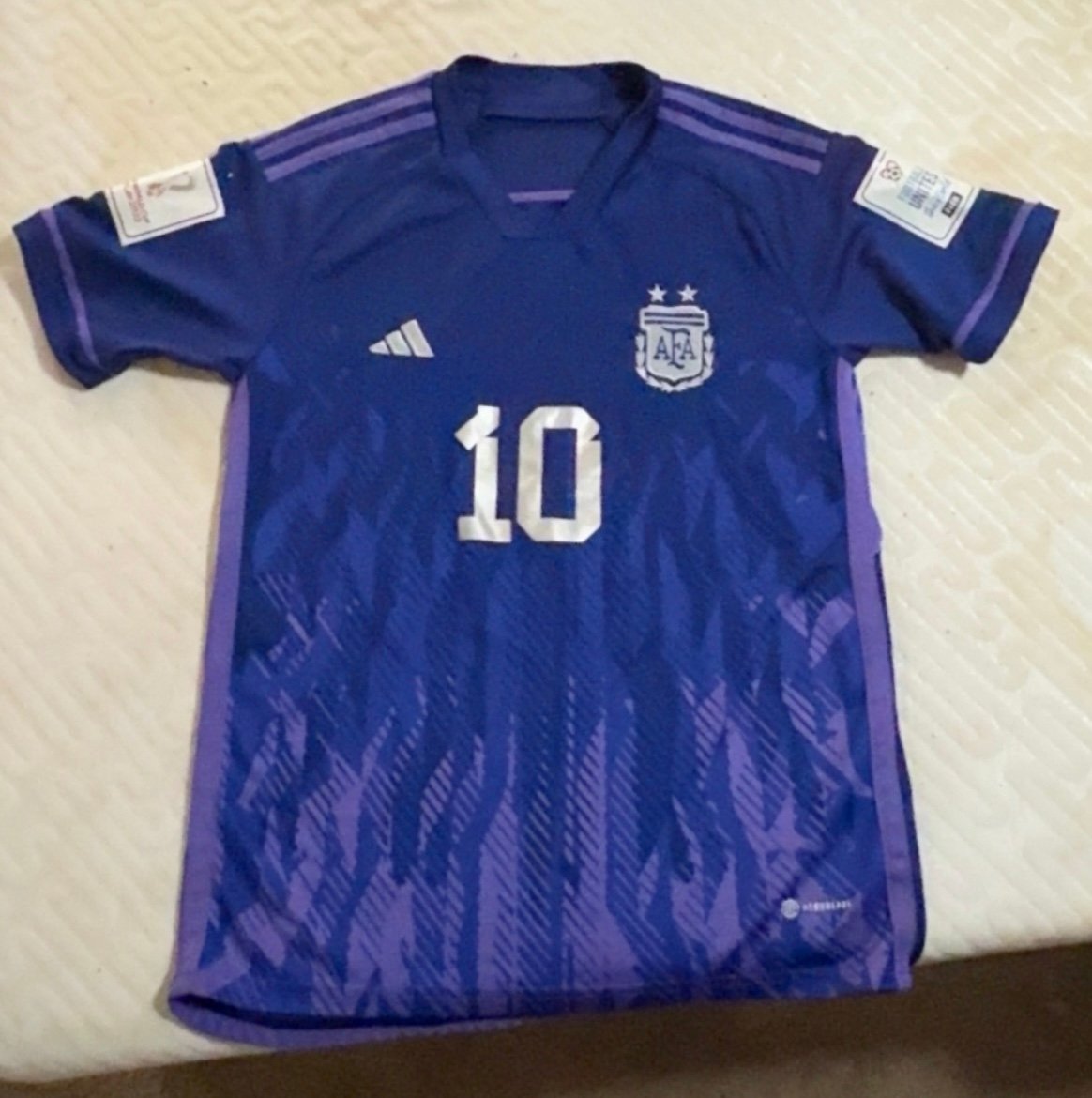 Messi Argentina Away Jersey Adidas 2022