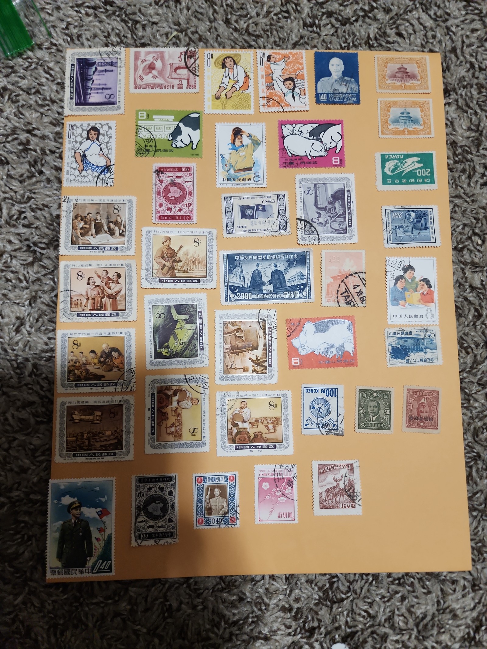 1 Sheet China Postage Stamps Lot CML 88