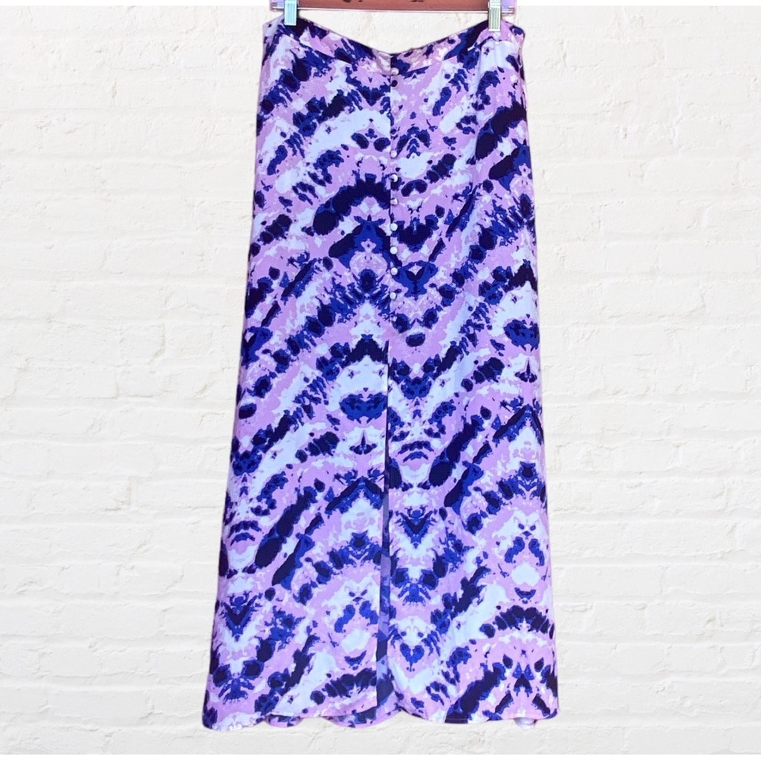 NEW LAUNDRY by Shelli Segal tie dye maxi skirt