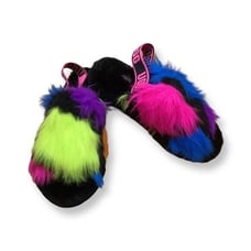 UGG fluff yeah party spots sandals Sz 8 New Without Box
