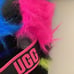 UGG fluff yeah party spots sandals Sz 8 New Without Box