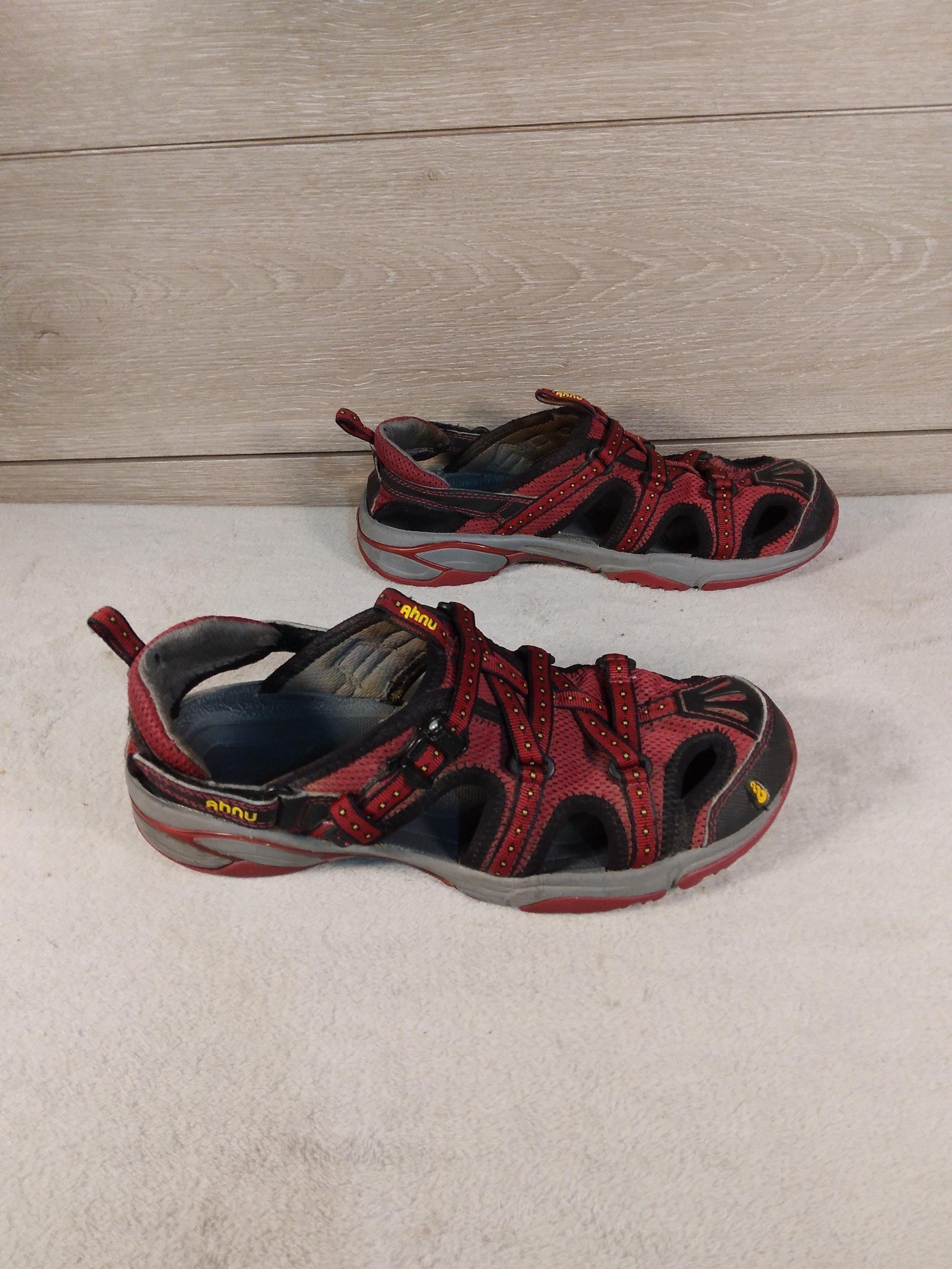 Maroon Red Hiking Trail Outdoor Water Sandals Shoes Size US 8.5 Men's - Ahnu