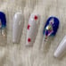 Red White n Blue Press On Nails