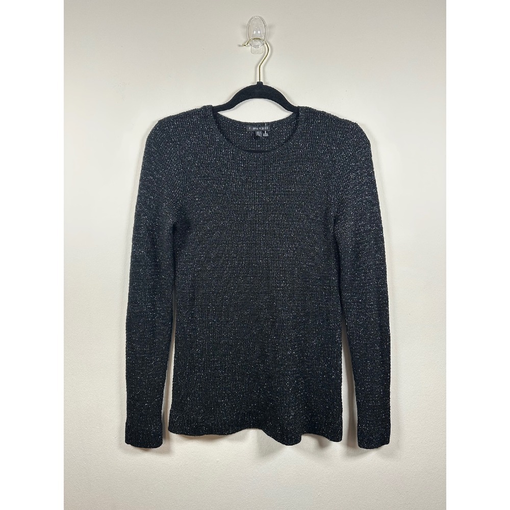Eileen Fisher Merino Wool Blend Metallic Sparkle Sweater Size S