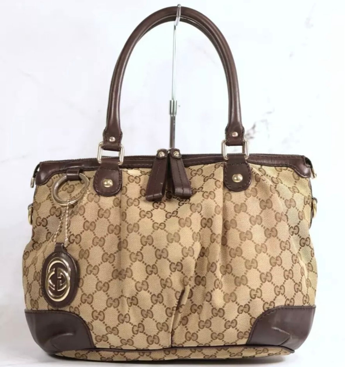 Gucci Sukey Diamante Bag EUC
