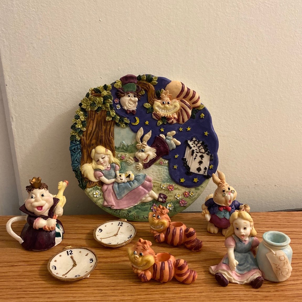 Vintage Popular Import Alice in Wonderland Mini Tea Set