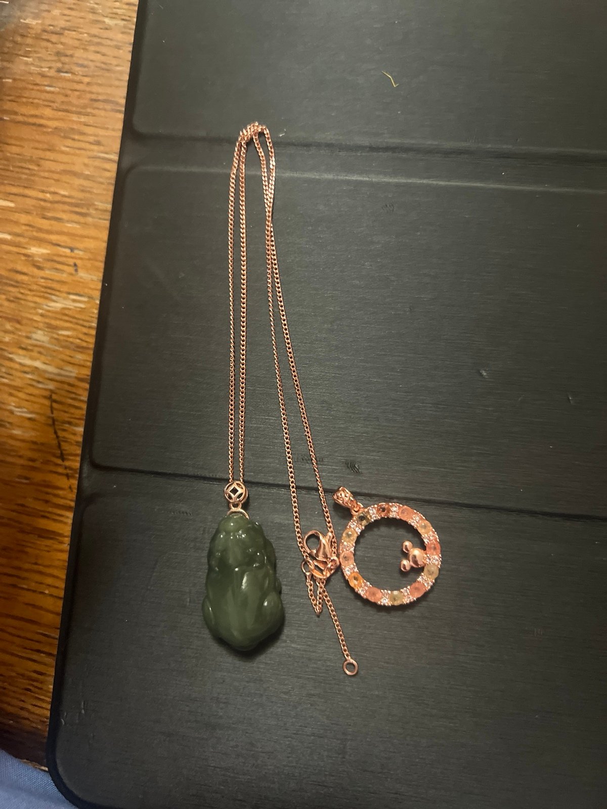Necklace jade Hetian