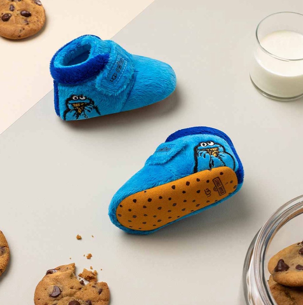 (6-12MO) UGG X Sesame Street Cookie Monster shoes