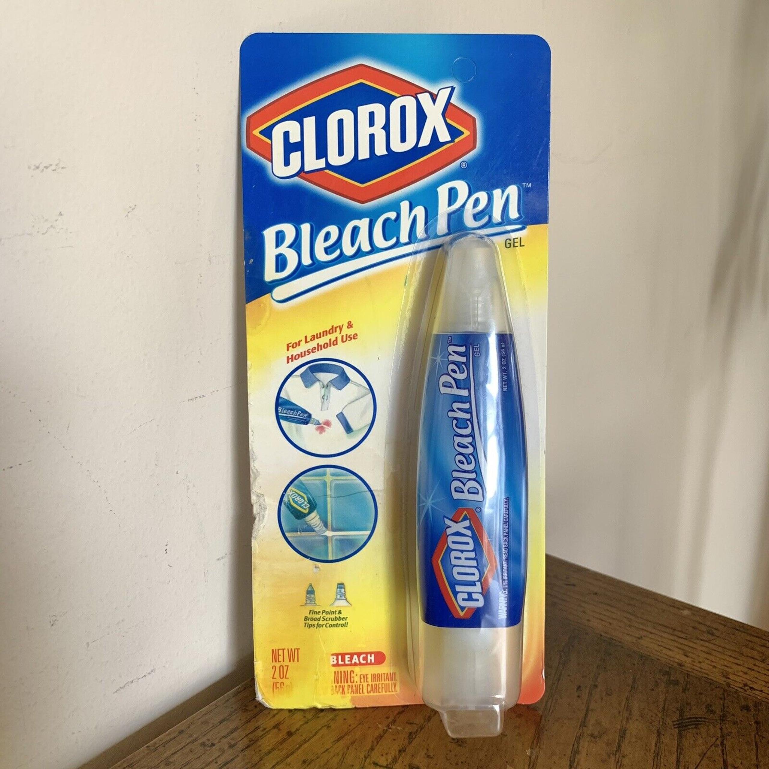 Clorox Bleach Pen Gel Dual Tipped 2 oz Discontinued New in Package Sealed NEW