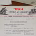 Vintage 1964 BSA Motorcycle Parts List, Receipts and Order Forms