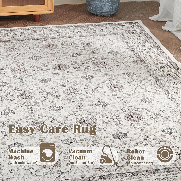 5x7 Feet Boho Soft Rug 9isvd
