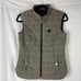 Arista Women’s Medium Tan Black Equestrian Horseback Riding Vest Ltd Edition