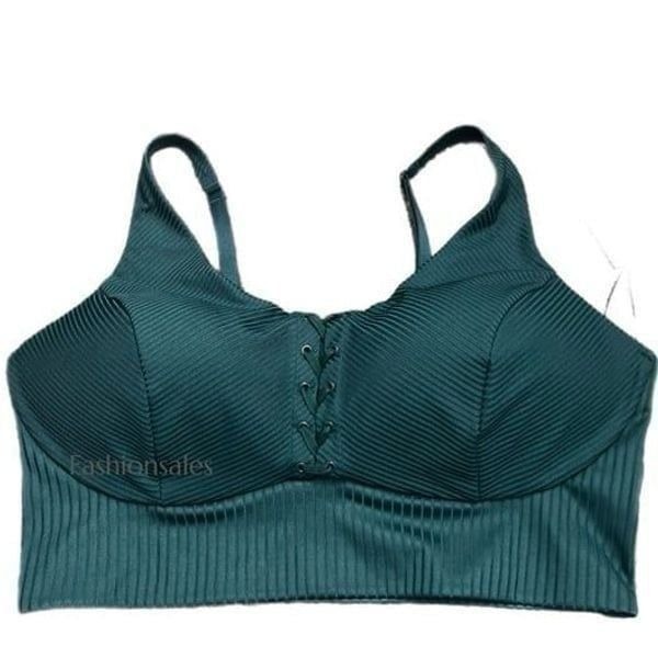 Victorias Secret Allegro Medium Support Flow on Point Lined sport bra 36DDD
