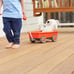 Green Toys Wagon, Orange - Pretend Play, Motor Skills, Kids Outdoor Toy Vehicle