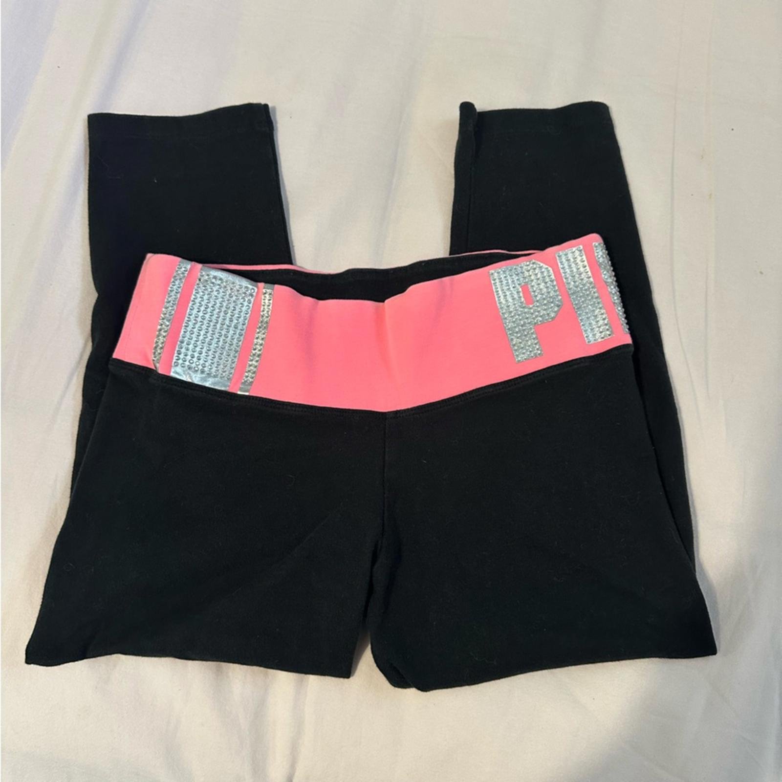 Y2K Vintage Victorias Secret Bling Capri leggings