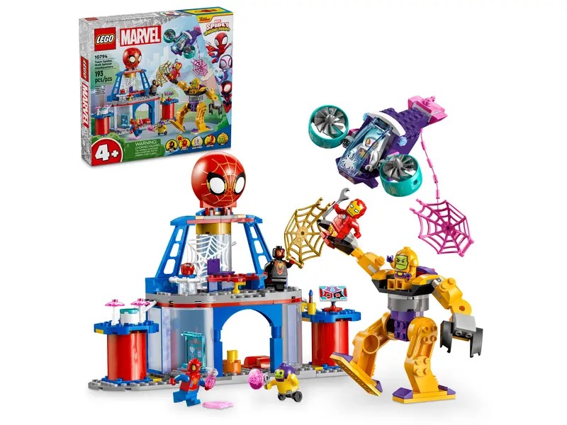 LEGO Team Spidey Web Spinner Headquarters 10794, 193 Pieces