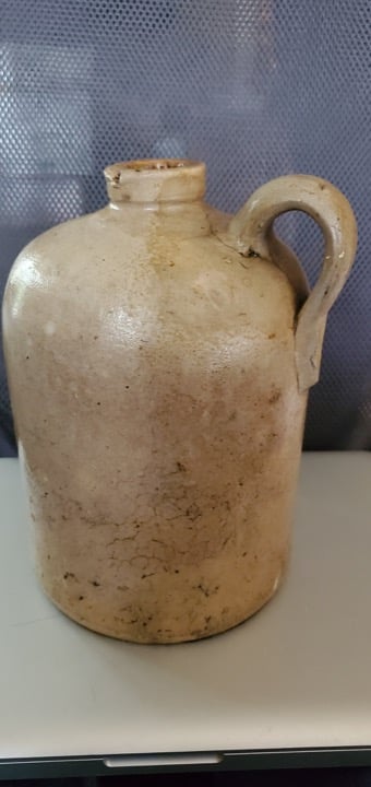 Vintage whiskey jug