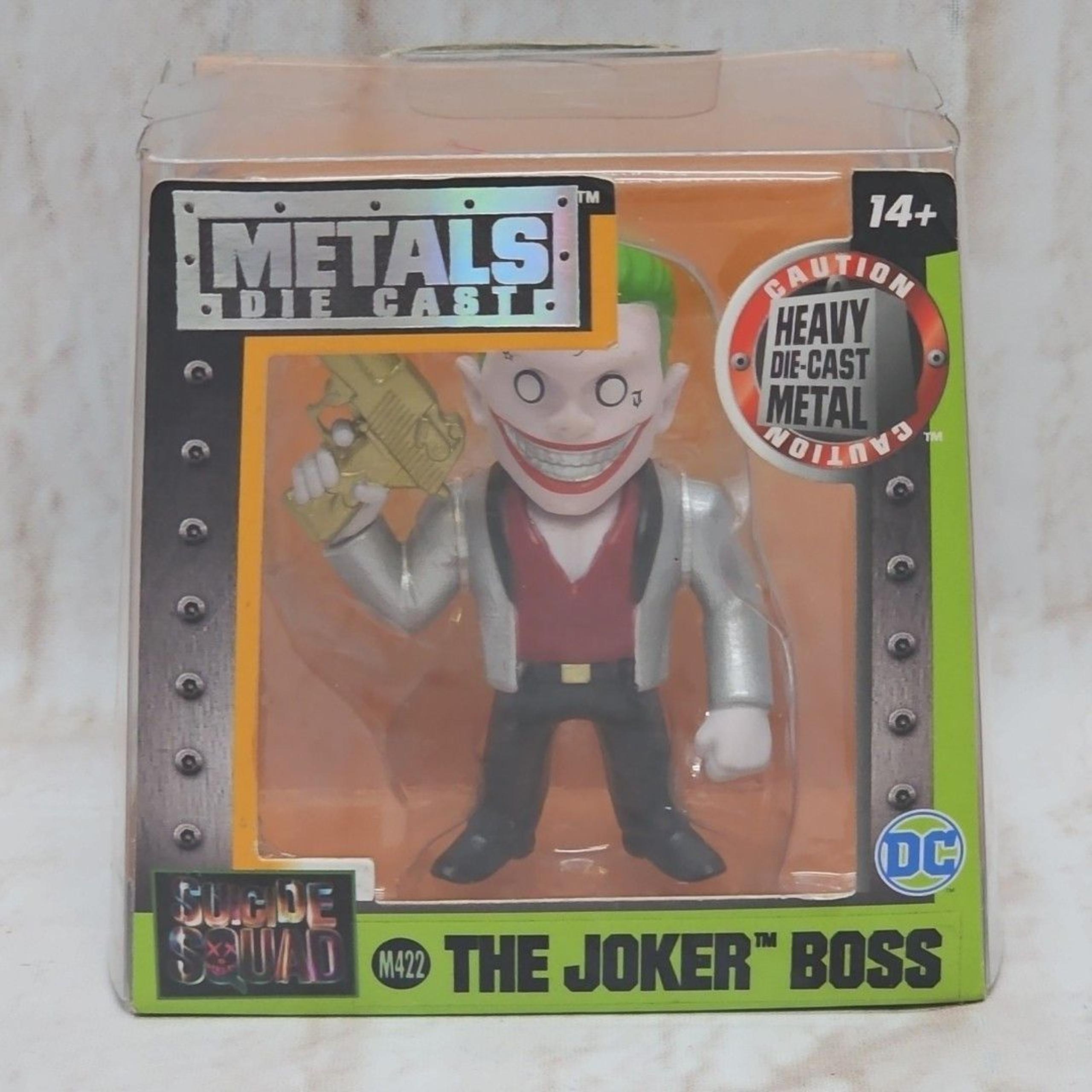 JADA 2.5" METAL SUICIDE SQUAD THE JOKER BOSS DIECAST ACTION FIGURE 84853-M422